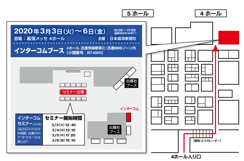 ブース場所
